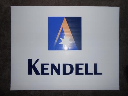 KENDELL AIRLINES CORFLUTE SIGN